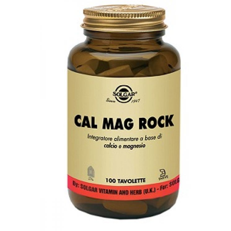 Cal Mag Rock Solgar 100 Tavolette